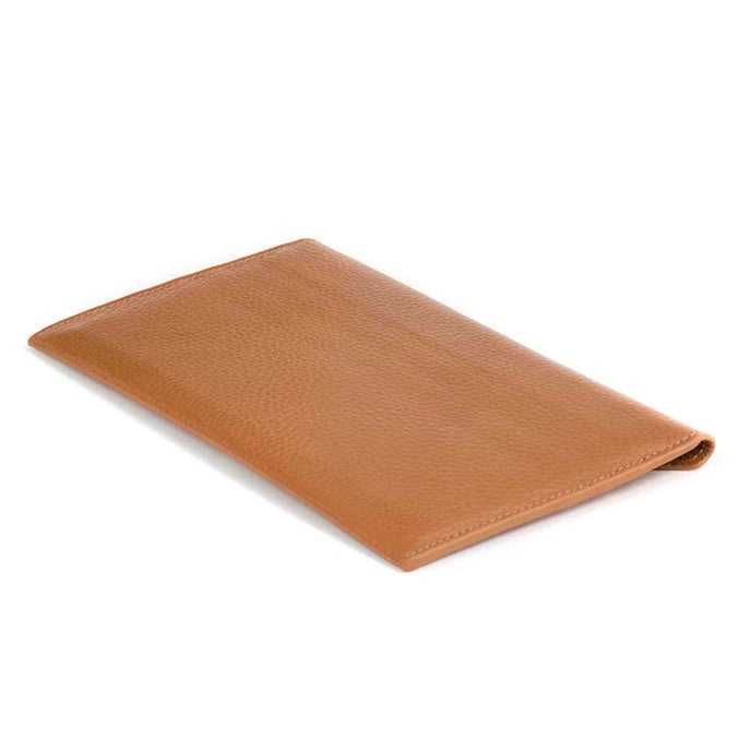 Light Brown Otto Angelino Top Grain Leather Wallet