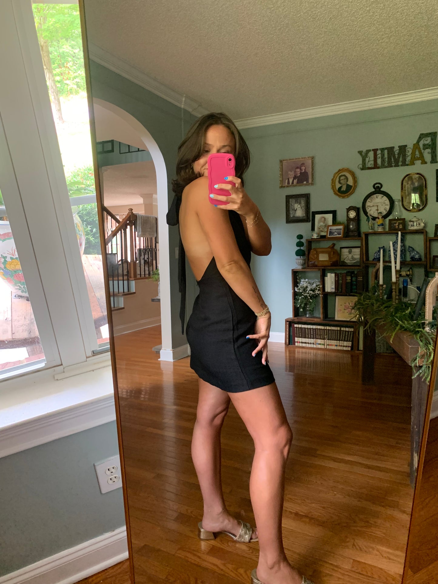 Little Black Halter Dress