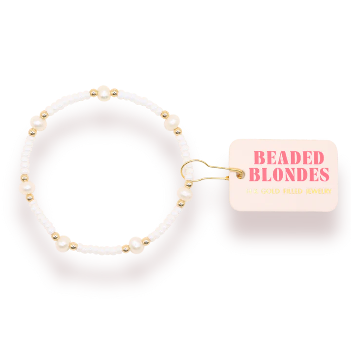 Luster White Pearl Bracelet