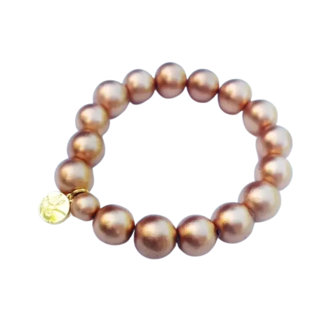 Matte Gold Stacking Bracelet
