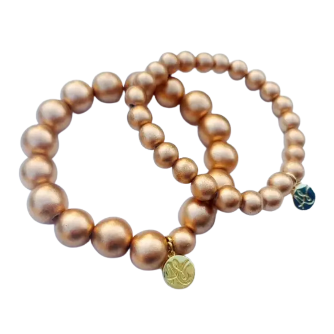 Matte Gold Stacking Bracelet