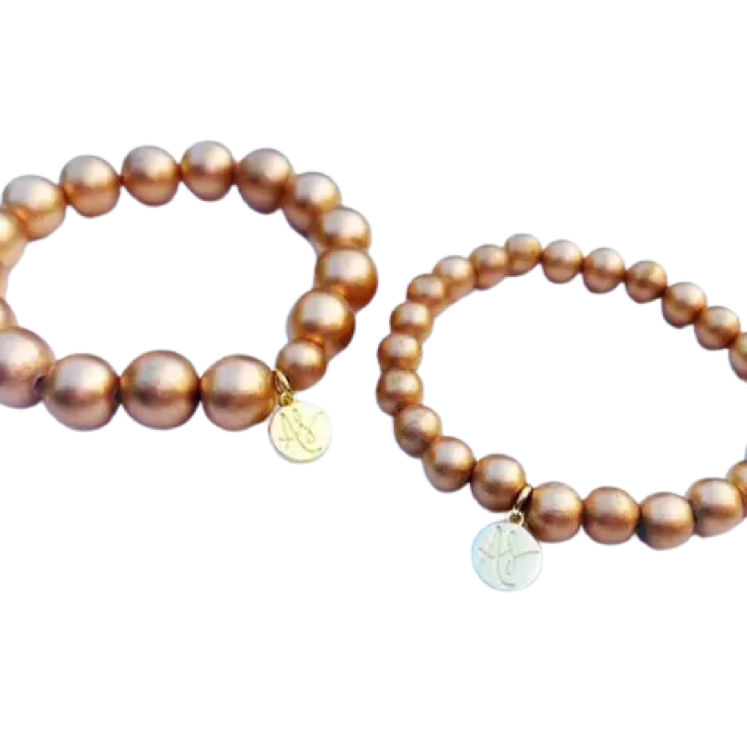 Matte Gold Stacking Bracelet
