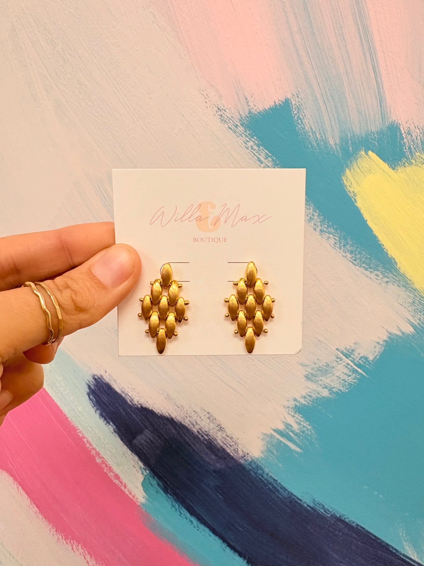 Mystic Gold Studs