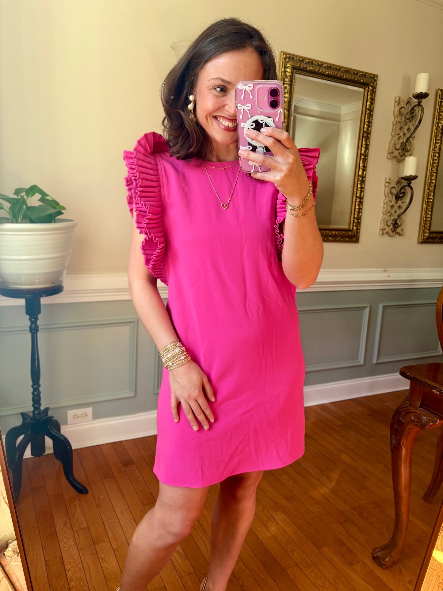 Pleat Don't Let Me Down Dress