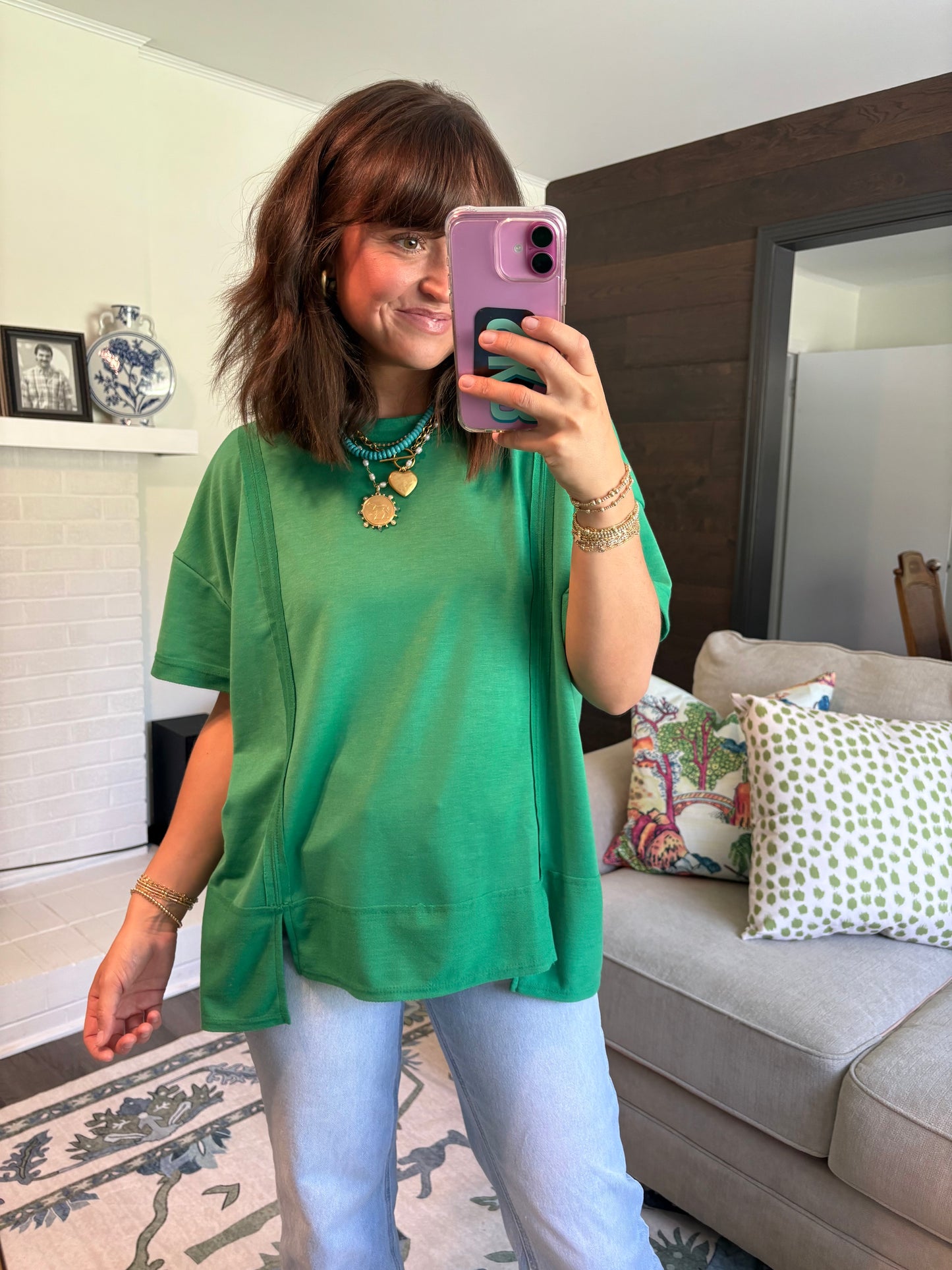 More to Me Terry Sweatshirt Top
