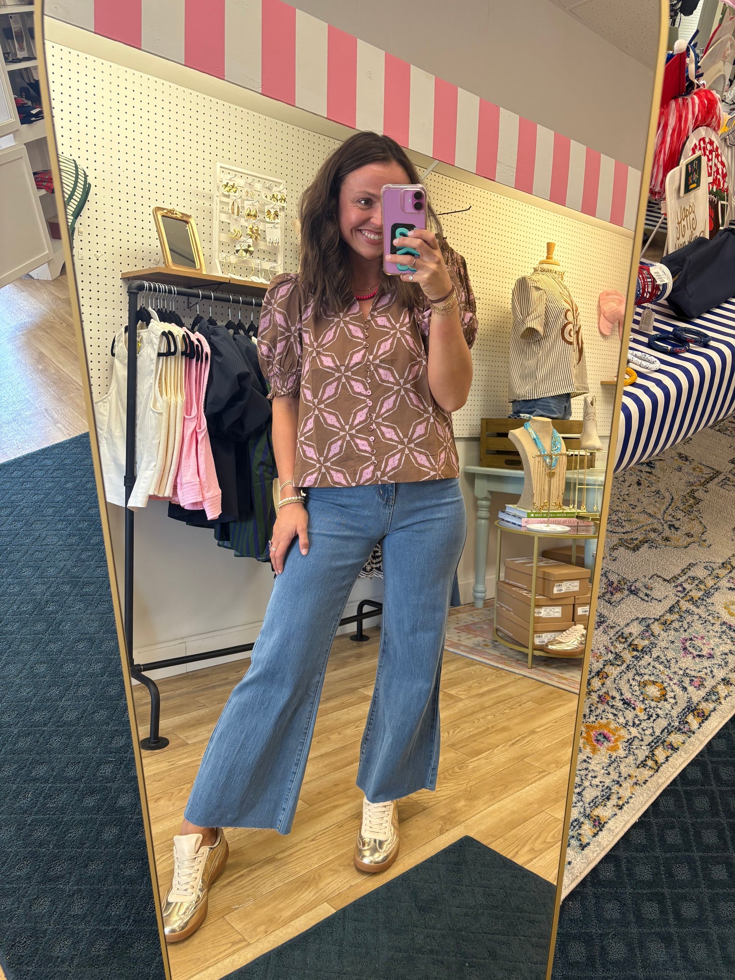 Pop of Pattern Blouse