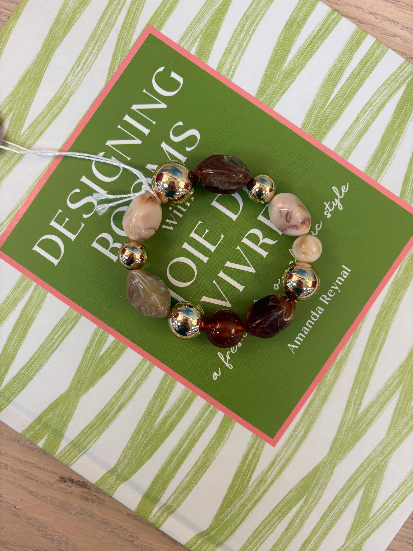 Dena Acrylic Beaded Bracelet