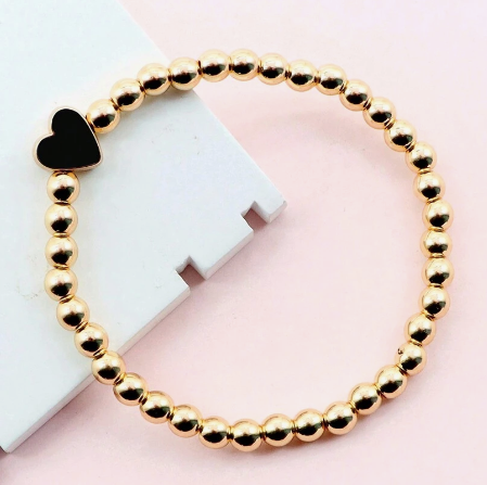 Lena Heart Beaded Bracelet