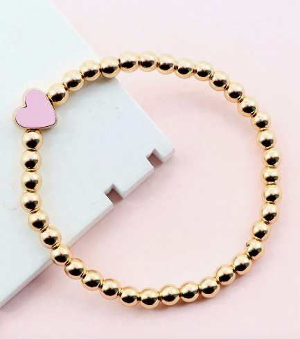 Lena Heart Beaded Bracelet