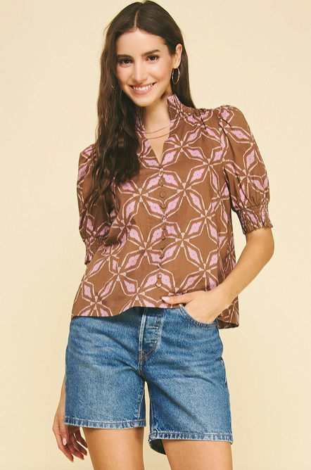 Pop of Pattern Blouse