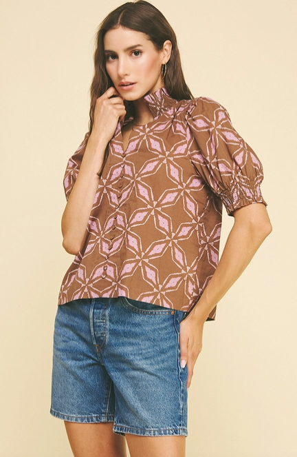 Pop of Pattern Blouse