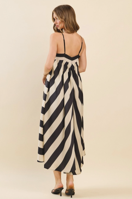 Bold Stripes and Beautiful Maxi Dress
