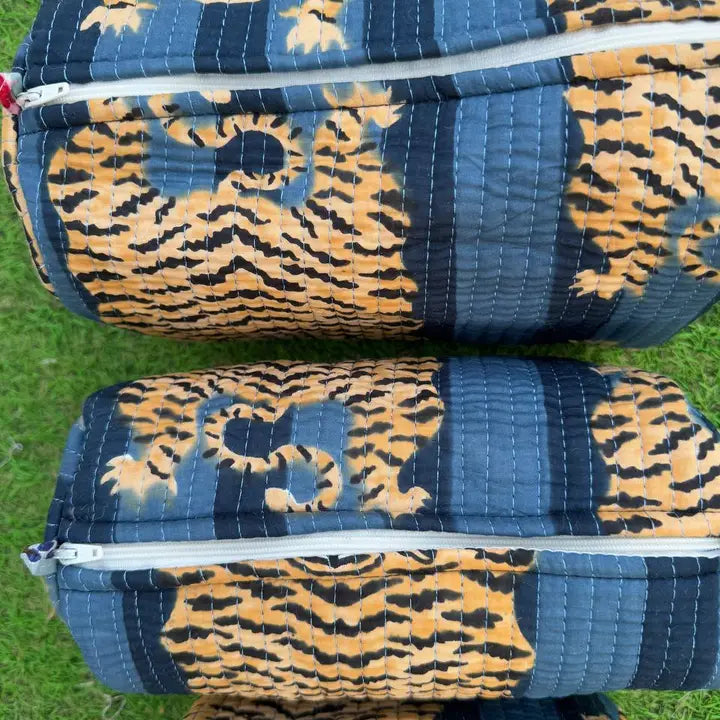 Tote-ally Wild Cosmetic Quilted Bag Set