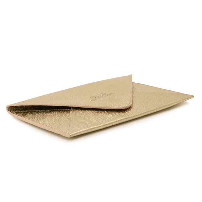 Gold Otto Angelino Leather Wallet