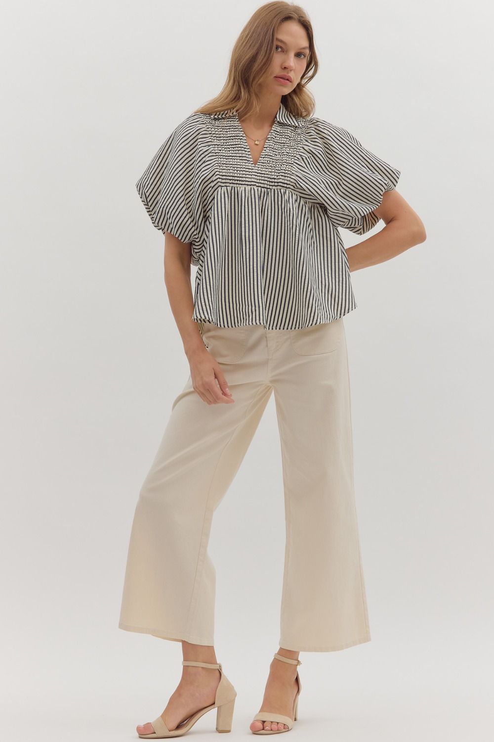 Dolman Drift Striped Top