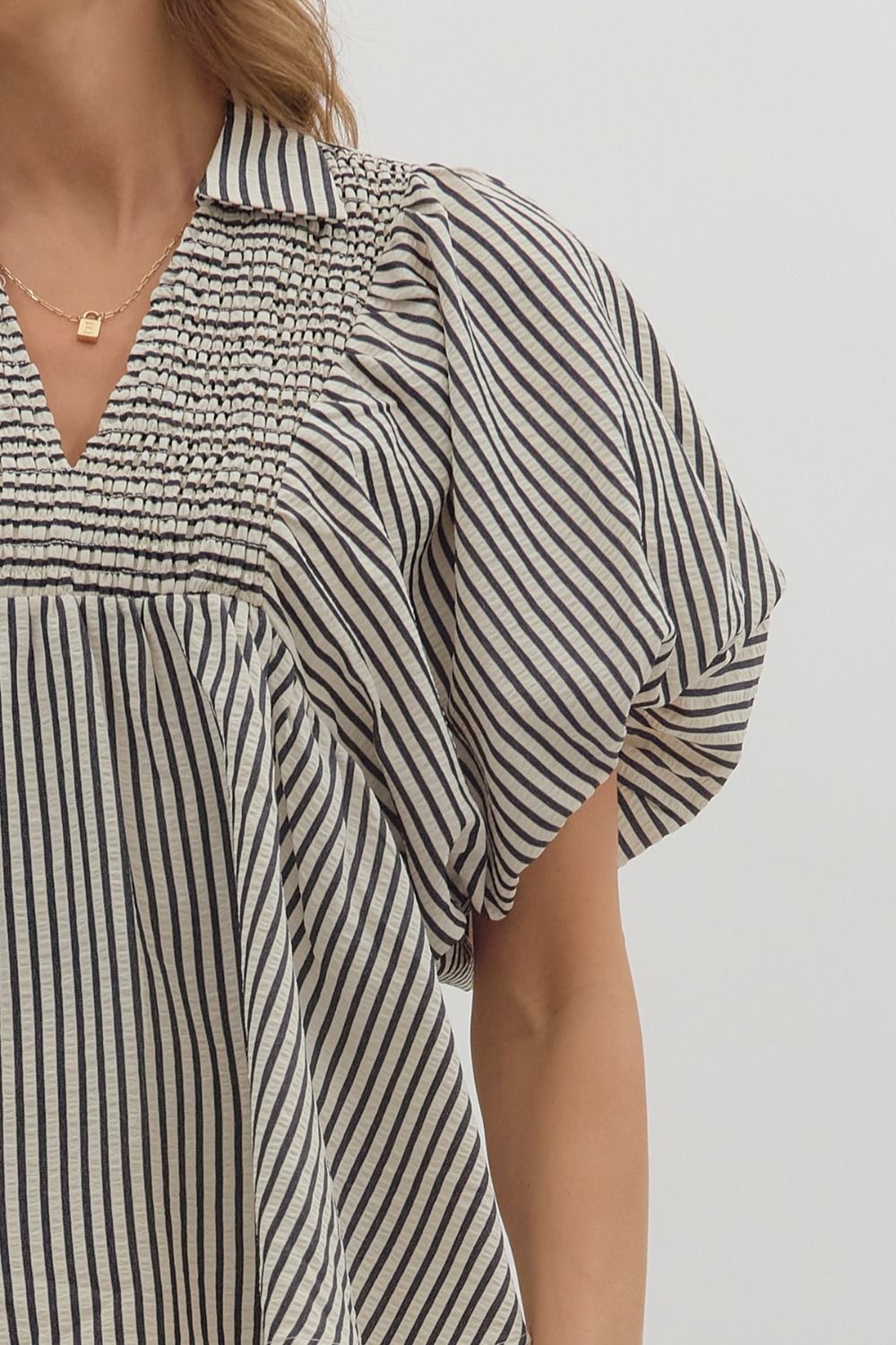 Dolman Drift Striped Top