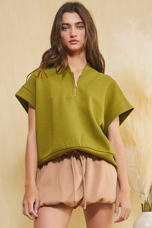 Modern Motion Half-Zip Top
