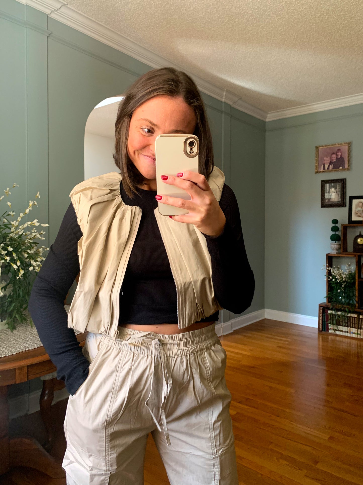 Rayon Ruched Vest Top