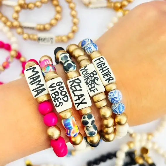 Affirmation Word Beaded Bracelets