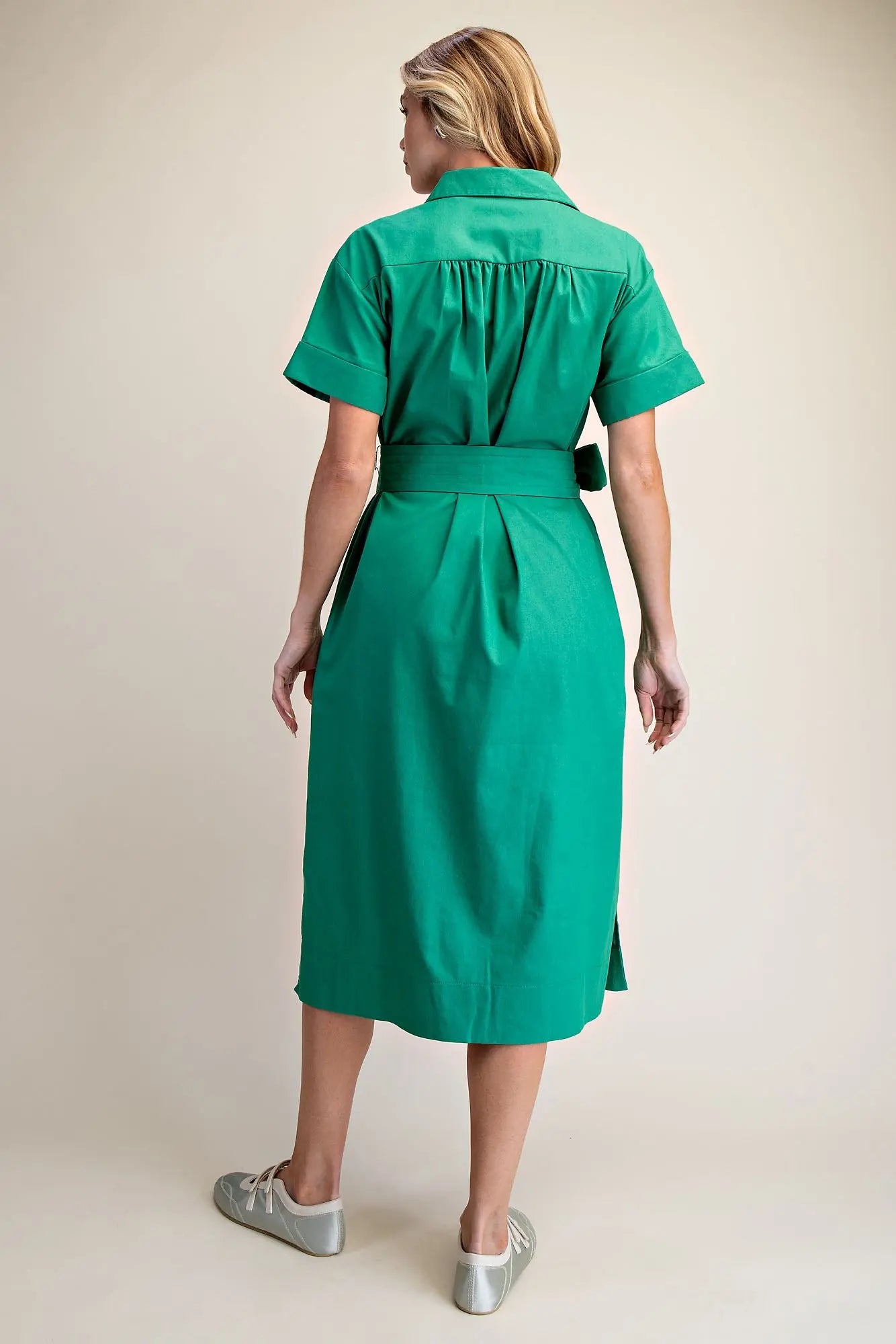 The Timeless Tie-Waist Midi Dress