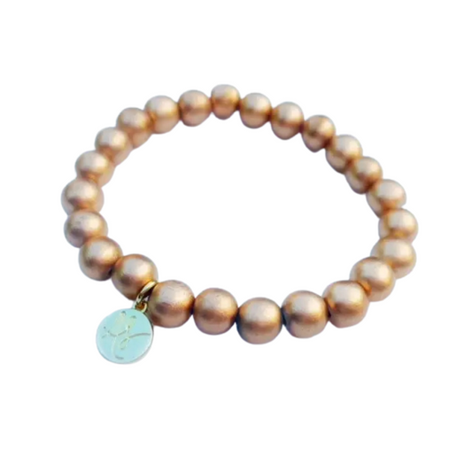 Matte Gold Stacking Bracelet