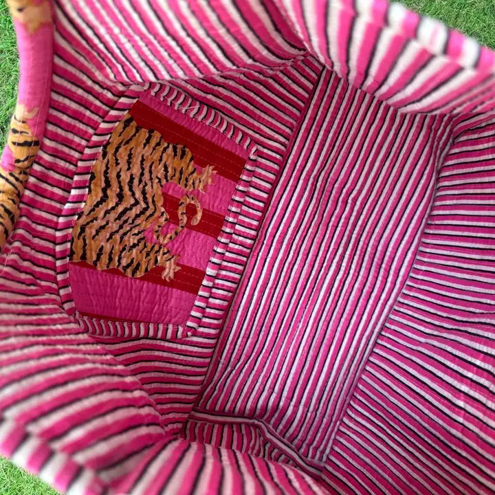 Fierce Threads Quilted Tote Bag