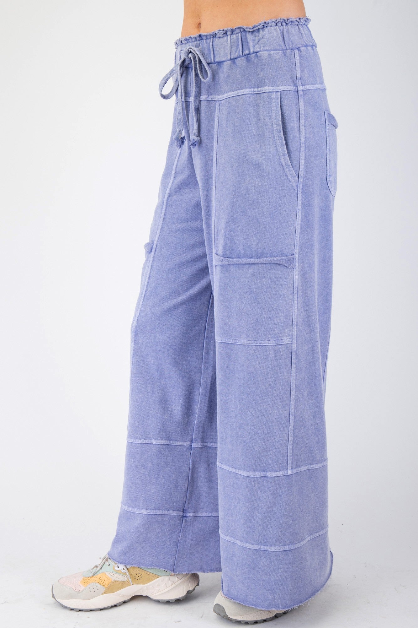Josie Mineral Washed Terry Knit Pants