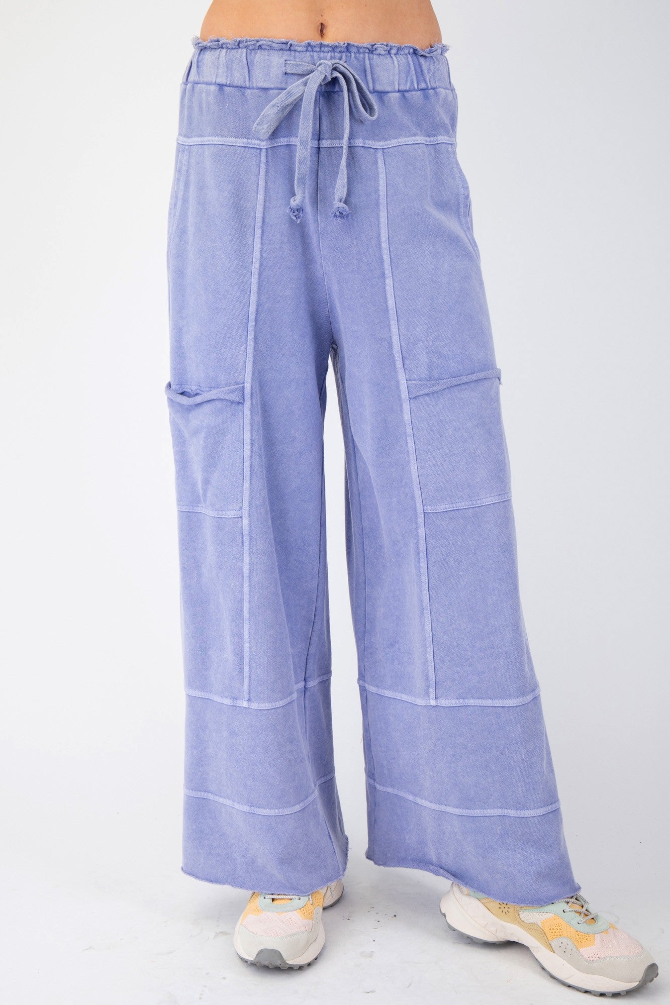 Josie Mineral Washed Terry Knit Pants