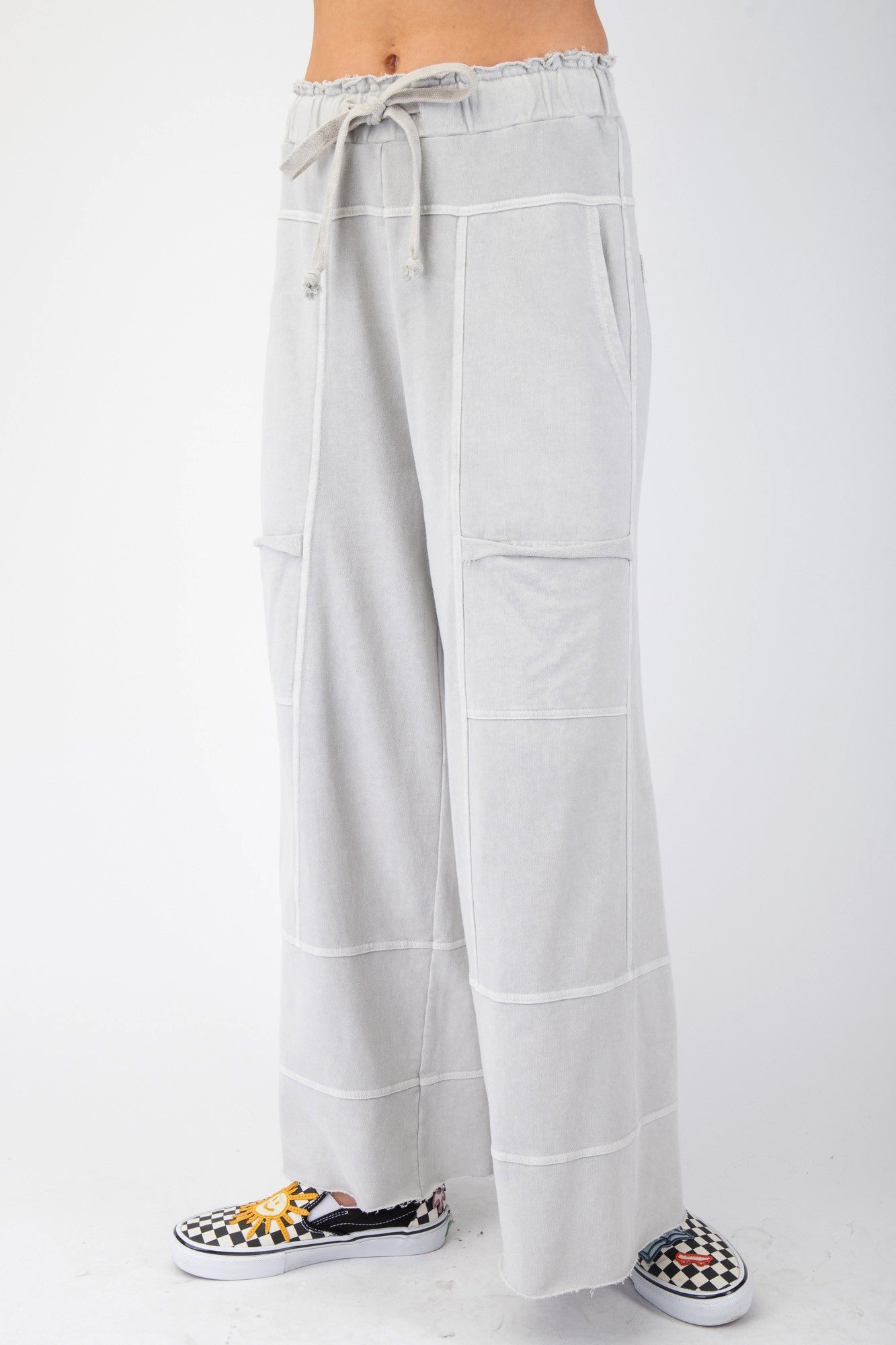 Josie Mineral Washed Terry Knit Pants
