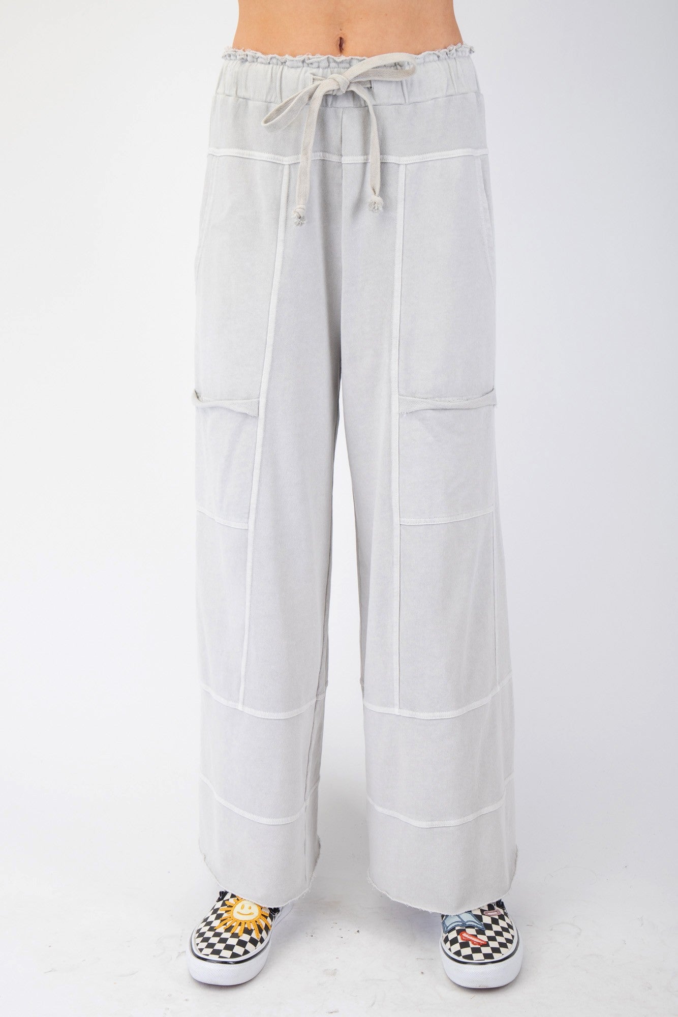 Josie Mineral Washed Terry Knit Pants