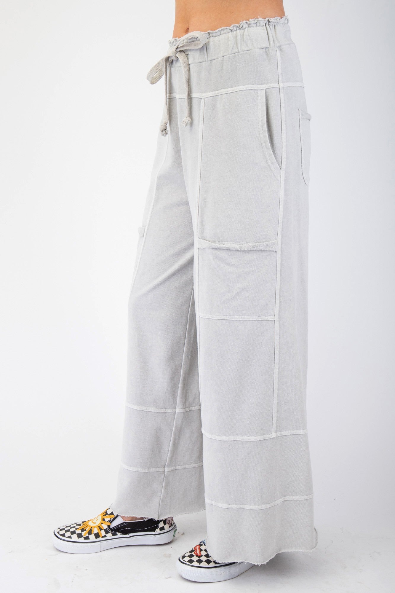 Josie Mineral Washed Terry Knit Pants
