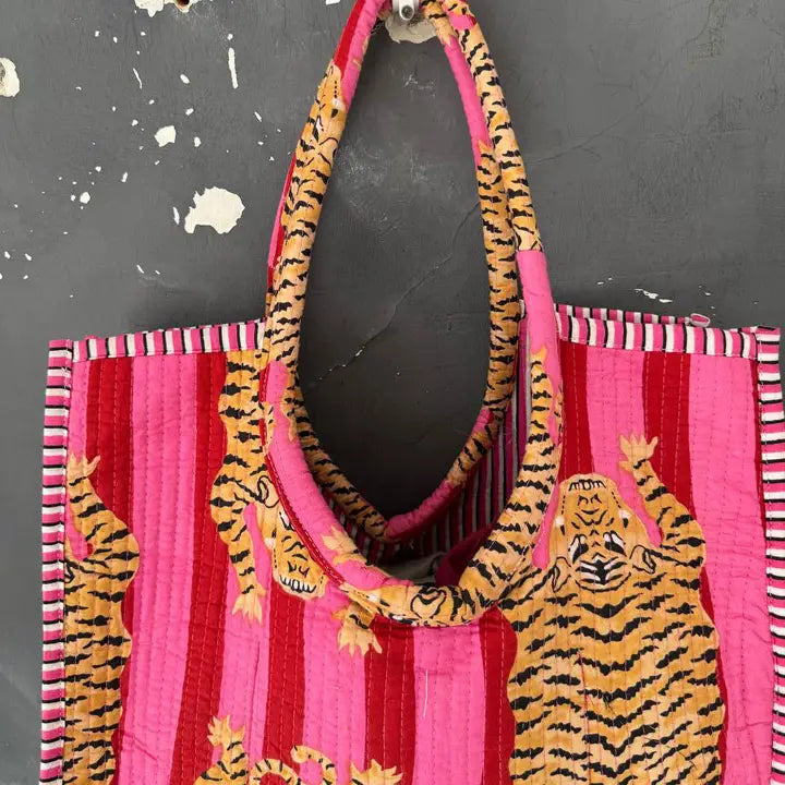 Fierce Threads Quilted Tote Bag