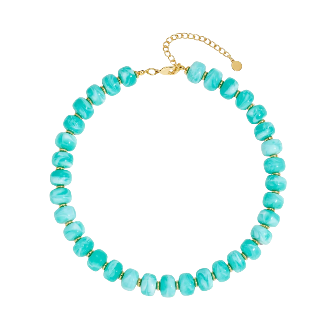 Kylah Beaded Resin Necklace