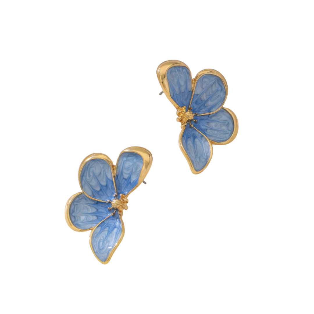 McKenna Enamel Flower Studs