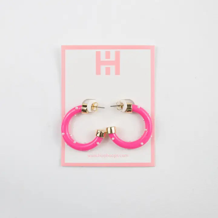 Hot Pink with Pearls - Minis