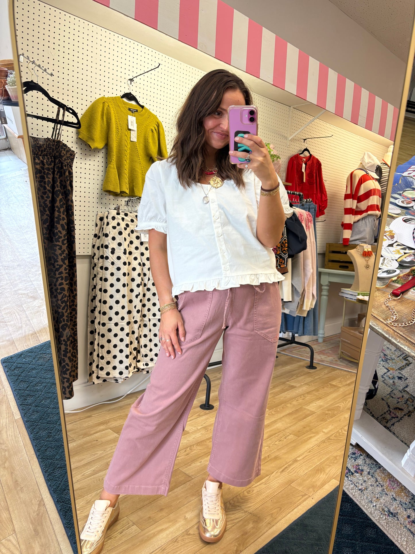 Drew Washed Stretch Twill Pants