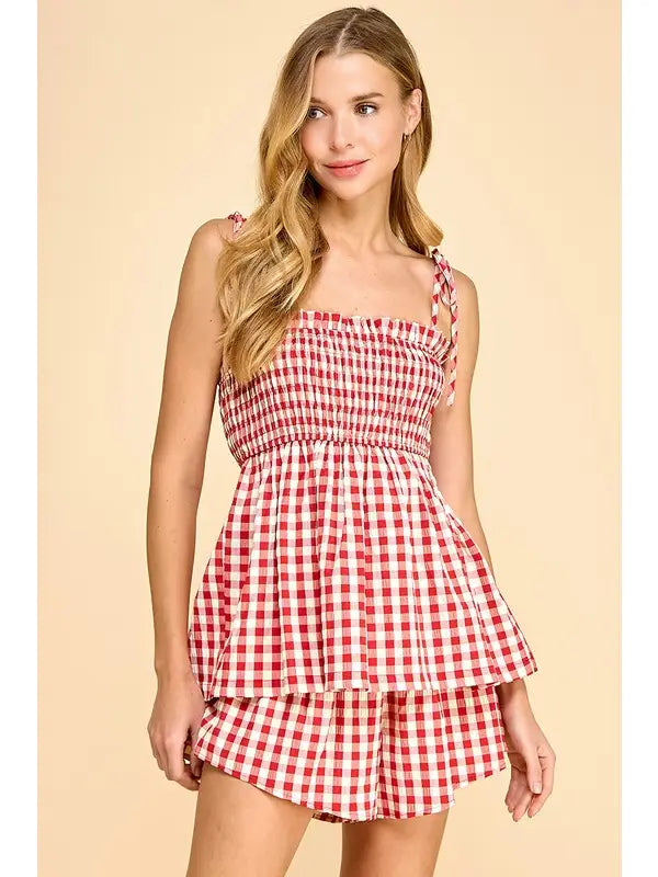 Gingham Getaway Set