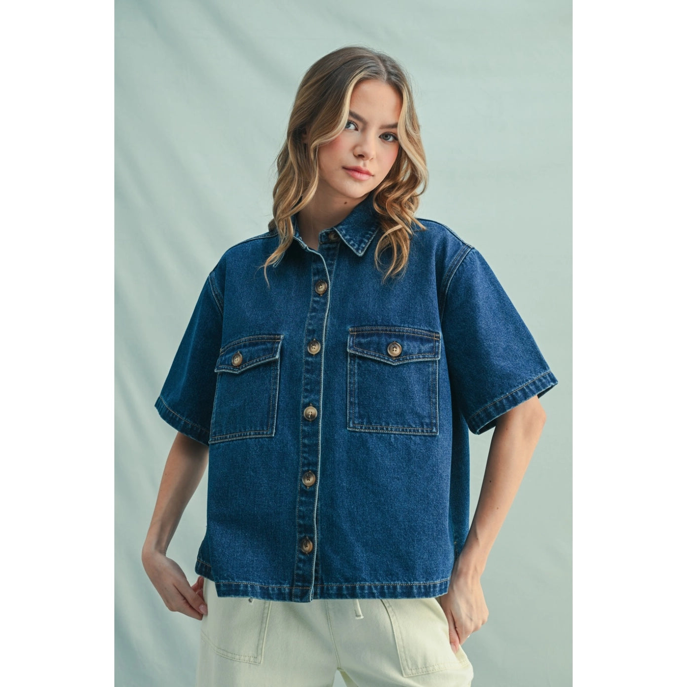 Outlaw Blues Denim Top