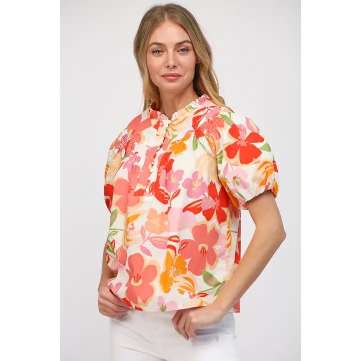 Poppy-lin Perfection Floral Top