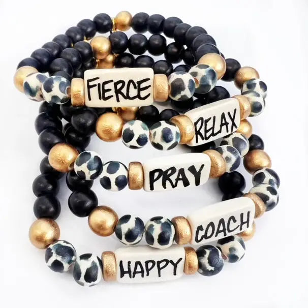 Affirmation Word Beaded Bracelets