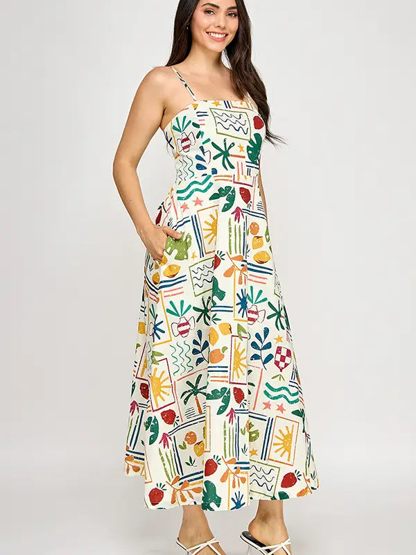 The Mosaic Midi Dress