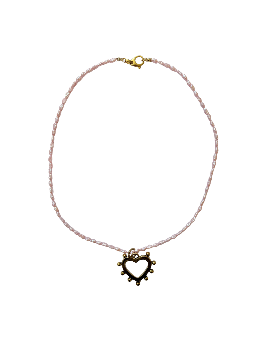 Georgia Necklace - Baby Pink