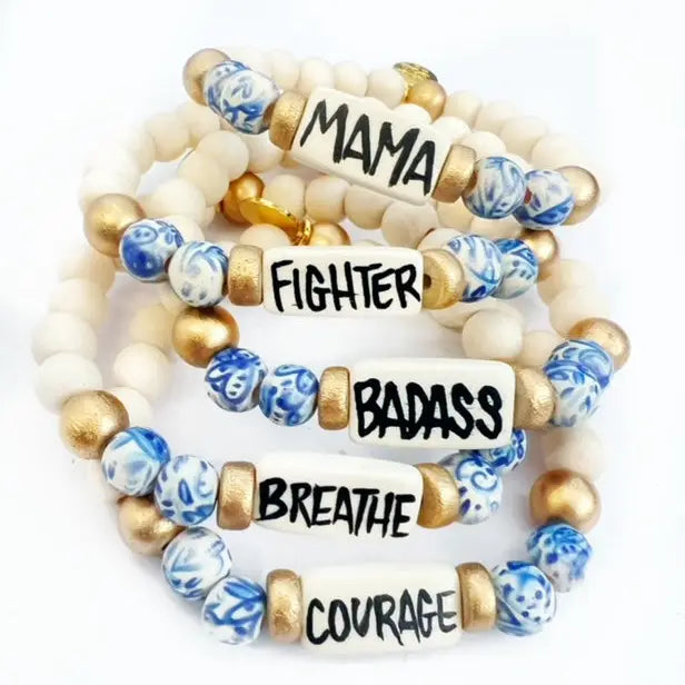 Affirmation Word Beaded Bracelets