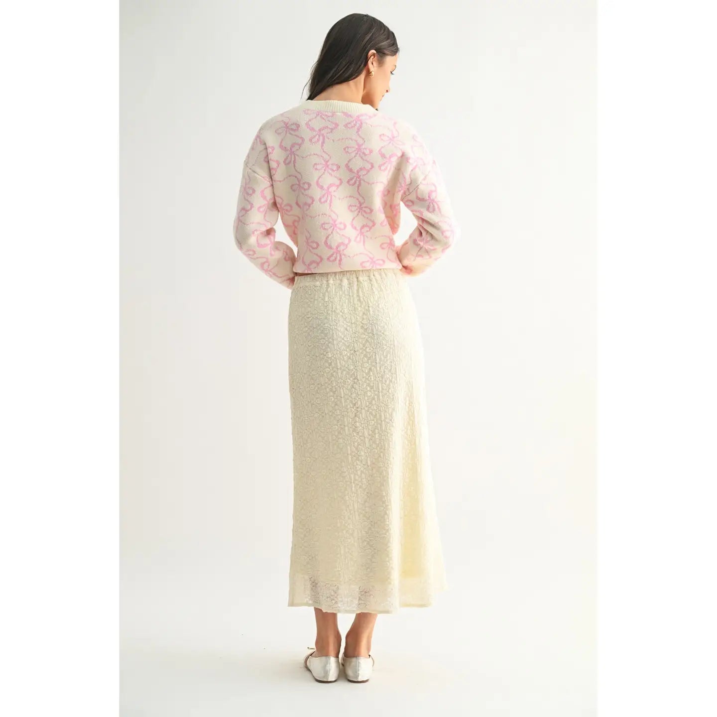 Lace Reverie Midi Skirt