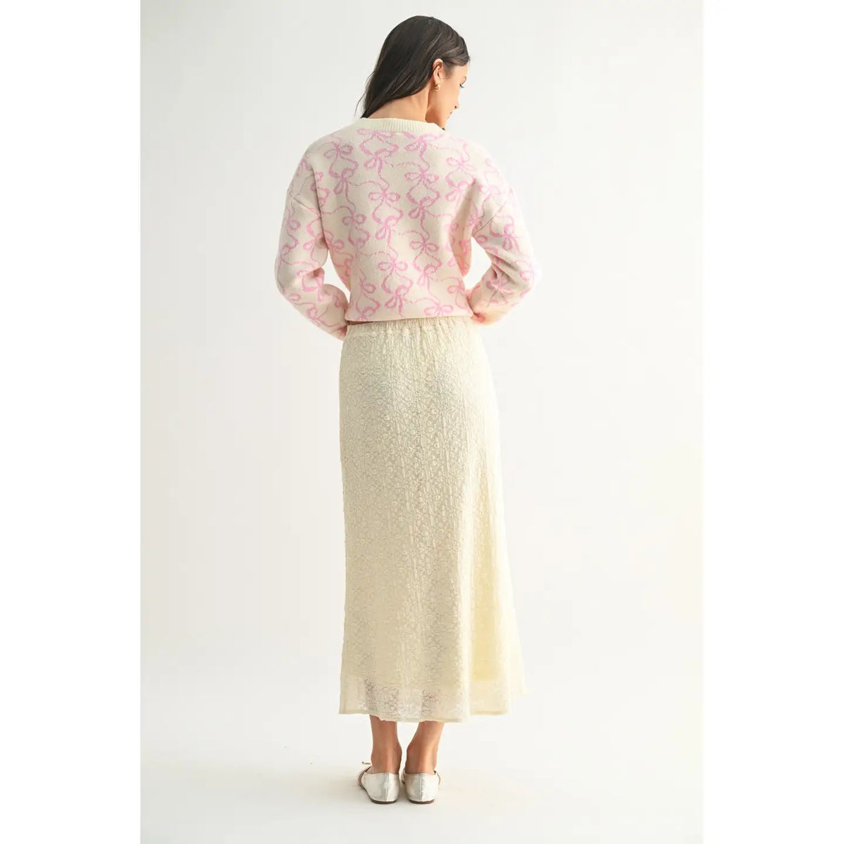 Lace Reverie Midi Skirt