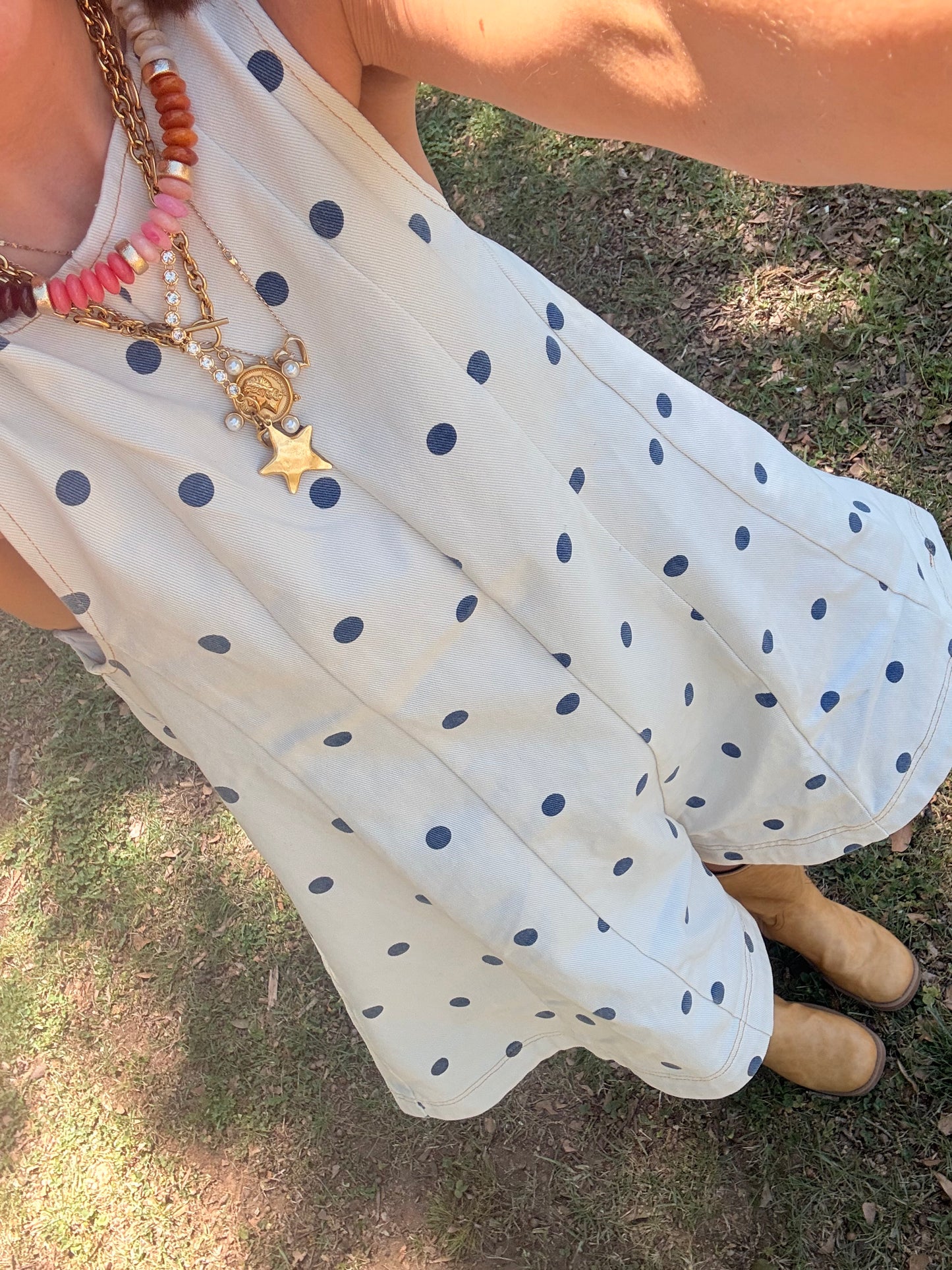 Playful in Polka Dots Romper