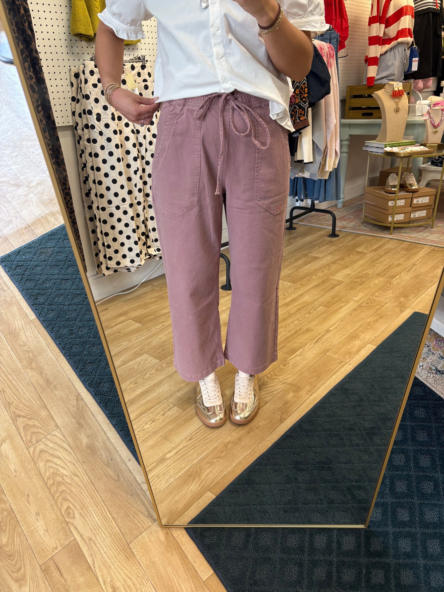 Drew Washed Stretch Twill Pants