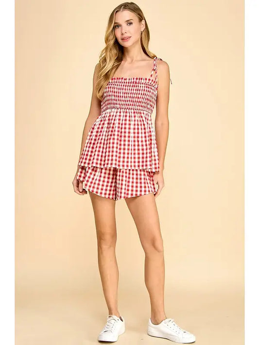 Gingham Getaway Set