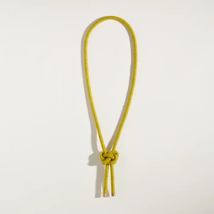 Sasha Lanyard Knot Textile Necklace