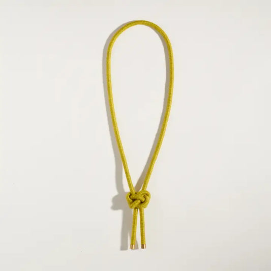 Sasha Lanyard Knot Textile Necklace